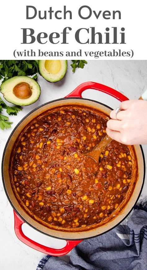 Chilli Dutch Oven Recipes, Chilli Dutch Oven, Chili Recipe Dutch Oven One Pot, Chilli Recipe Dutch Oven, Dutch Oven Chilli Recipes, Chili Recipe In Dutch Oven, Dutch Oven Chilli, Chili Dutch Oven Recipes, Chili Recipe Dutch Oven