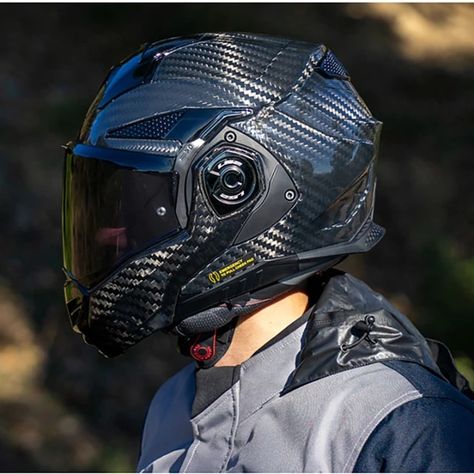 LS2 FF901 Advant X Carbon Fiber Valiant Flip up 180° Rotating Double Lens Sun Visor Casco Casque Capacete Motorcycle Helmet - AliExpress Harley Helmets, Carbon Fiber Motorcycle, Motorcycle Helmet, Sun Visor, Motorcycle Helmets, Carbon Fiber, Better Living, Sun, Quick Saves