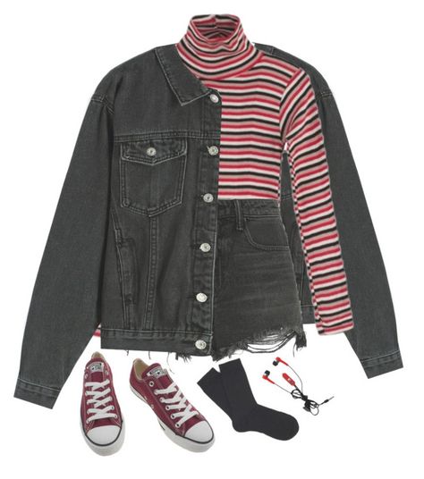 "doin' good" by pizzamilkshake ❤ liked on Polyvore featuring Edith A. Miller, Alexander Wang, Converse, Falke and Mizco Aesthetic Clothes Grunge, Trendy Swimwear, Elegante Casual, Retro Stil, Retro Outfits, Grunge Outfits, Look Cool, Aesthetic Fashion, 90s Fashion