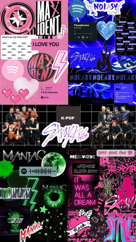 #straykids #oddinary #noeasy #maxident #rockstar #kpop #albums Cool Kpop Wallpapers, Next Wallpaper, Kpop Albums, Kpop Iphone Wallpaper, Skz In Cute, Graffiti Wall, I Love Bts, Kids Wallpaper, Art Journal Inspiration