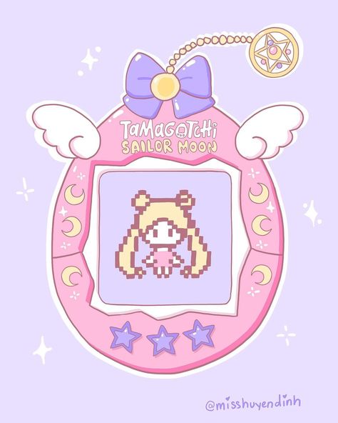 POV: when you are a 𝟵𝟬𝘀 𝗸𝗶𝗱. My 1st sticker design for #sillystickersbyhuyen drawing challenge. Tamagotchi Sailormoon Tamagotchi Color, Kawaii Tamagotchi, Prompt List, Cute Website, Japan Kawaii, Kawaii Tattoo, Sailor Moon Wallpaper, Sailor Moon Art, Kawaii Design