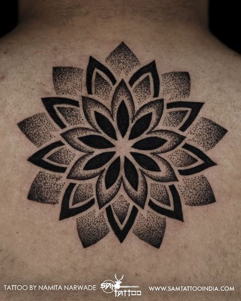 Dot Work Mandala Tattoo Stencil, Stippled Mandala Tattoos, Shroomie Tattoo, Dot Tattoo Men, Stipple Mandala Tattoo, Dot Work Tattoo Mandala, Dotted Tattoo Design, Geometric Mandala Tattoo Design Men, Dot Tattoo Design