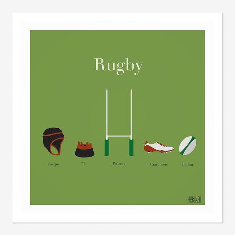 Affiche Rugby Rugby Illustration, Rugby Funny, Rugby Quotes, Rugby Party, Rugby Art, Rugby Poster, Rugby Vintage, Rugby Design, Summer Living Room