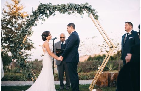 Hexagon Arbor, Mcm Wedding, Chuppah Wedding, Hexagon Arch, Wedding Chuppah, Hexagon Wedding, Whimsical Romantic, Romantic Wedding Receptions, Gemstone Wedding