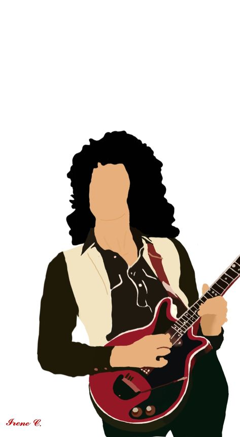 Brian May🎸❤️👑 Brian May Tattoo, Brian May Drawing, Brian May Wallpaper, May Wallpaper, Queen Pictures, Queen Art, Brian May, Killer Queen, Bohemian Rhapsody