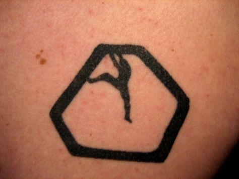 Tattoo. Climbing. Hex. Climber. Climbing Tattoo Ideas, Climber Tattoo, Climbing Tattoo, Rock Climbing Workout, Running Tattoo, Climbing Workout, Small Tats, Symbol Tattoo, Symbol Tattoos