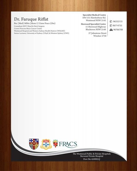 Letterhead Templates Word Letterhead Designs, Letterhead Sample, Letterhead Examples, Letterhead Template Word, Referral Letter, Free Letterhead Templates, Professional Communication, Lego Coloring Pages, Content Calendar Template