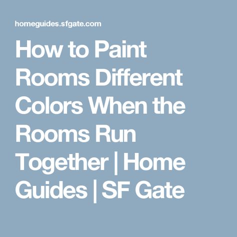 How to Paint Rooms Different Colors When the Rooms Run Together | Home Guides | SF Gate Boho Yard, Pool Paint, Yard Garden Ideas, Garden Water Feature, Pool Stuff, Pool Home, Pool Pump, Landscape Plans, Shared Rooms