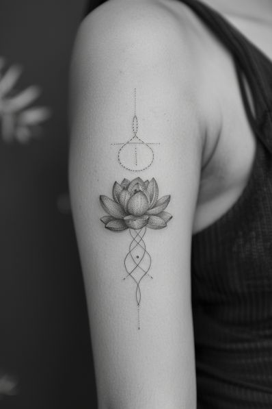 30+ Spiritual Tattoos For Women Chakra Tattoos For Women, Norse Mythology Tattoo For Women, Durga Tattoo, Spiritual Tattoos For Women, Feminine Sleeve, Meditation Tattoo, Norse Mythology Tattoo, Throat Tattoo, Mythology Tattoos