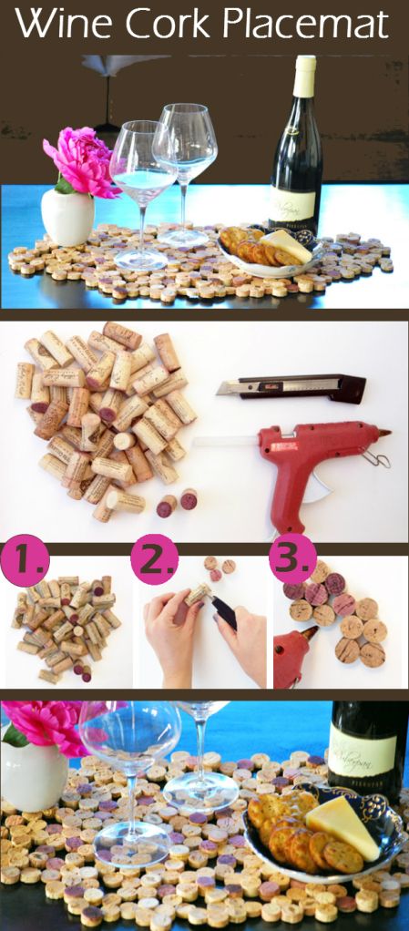 Cork Table, Diy Cork, Wine Cork Projects, Diy Placemats, Cork Mat, Cork Trivet, Cork Projects, Cork Diy, Wine Craft