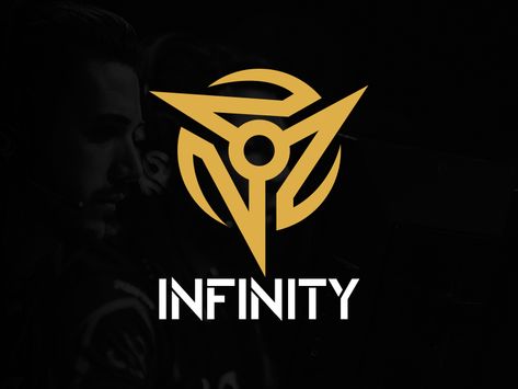 Infinity eSports Club - Logo by JellyBrush We Logo Design, Game Logo Design Ideas, Esports Logo Gaming Design, Gaming Logo Icon, Logo Design Infinity, Cool Logo Design, Gaming Logo Design, Logo Infinity, Infinity Logo