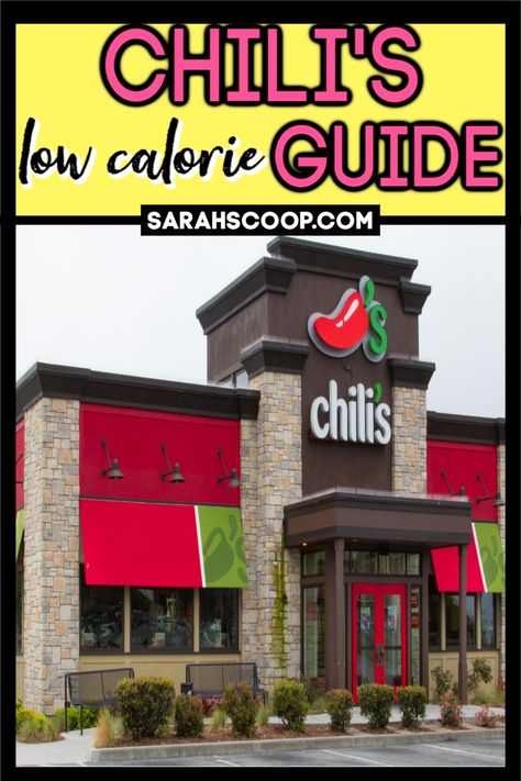 Here's the low-calorie food scoop at Chili's! Low Calorie Restaurant Options, Low Calorie Chili, Low Carb At Restaurants, Santa Fe Chicken Salad, Margarita Chicken, Southwest Chicken Soup, Honey Chipotle Chicken, Healthy Chili, Gluten Free Guide