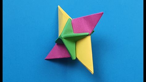 Origami paper spinning top. How to Make a Spinning Top. Origami finger spinner Origami Spinning Top, Origami Box, Spinning Top, Origami Paper, Girl Scouts, Spinning, Origami, Paper Crafts, Quick Saves