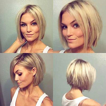 Bob Style Haircuts, Hair Cuts 2017, Asymmetrical Bob Haircuts, Short Blonde Bobs, Bob Hairstyles For Fine Hair, Summer Hairstyles For Medium Hair, Peinados Fáciles Para Cabello Corto, Hair Summer, Hairstyles Summer