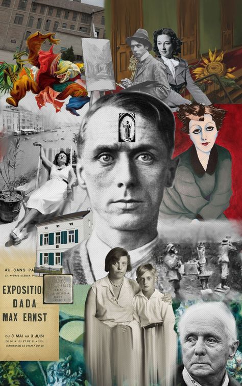 Max Ernst Collage, Max Ernst, Historical Figures, Collage, Art