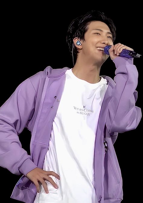 Rm In Black, Pink Purple Outfit, Bts Purple, Wallpaper Lyrics, Purple Outfit, Bts Wallpaper Lyrics, Rm Bts, Purple Outfits, Busan