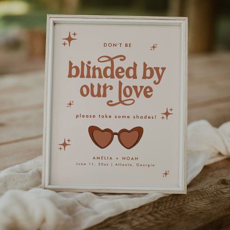 $10.40 | Modern Retro Wedding Sunglasses Favor Sign #modern wedding, minimalist wedding, wedding table signs, wedding tabletop signs, black and white, simple wedding, wedding table sing, sunglasses sign, wedding sunglasses favor, retro wedding Retro Wedding Signs For Reception, Sunglasses Wedding Favor, Modern Retro Wedding, Table Signs Wedding, Wedding Favors Sunglasses, Sunglasses Favors, Sunglasses Wedding, Wedding Table Signs, Wedding Minimalist