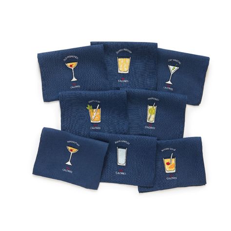 Calories Cocktail Napkins – Julia B. Casa