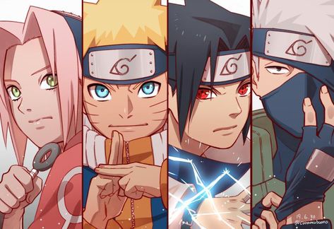 Dark Sonic, Naruto Team 7, Naruto Gif, Naruto Vs Sasuke, Naruto Teams, Naruto Drawings, Sasuke Sakura, Naruto Fan Art, Naruto Sasuke Sakura