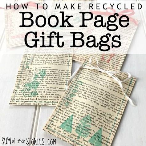 Cards From Old Book Pages, Upcycled Book Pages, Crafts For Old Books, What To Do With Old Books Crafts, Book Page Cards, Book Page Jewelry, Old Book Crafts Diy Ideas, Old Book Pages Crafts Christmas, Craft With Book Pages