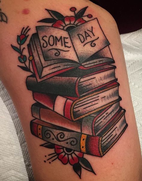 Book Lover Tattoo Ideas, Lover Tattoo Ideas, Bookworm Tattoo, Book Lover Tattoo, Lover Tattoo, Spartan Tattoo, History Tattoos, Traditional Tattoo Sleeve, Tattoos For Lovers