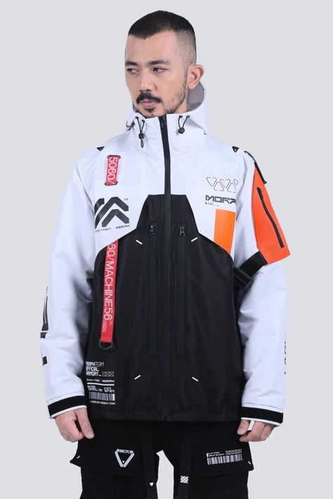 Maxton Hall Aesthetic, Streetwear Fashion Male, Hall Aesthetic, Cyberpunk Hoodie, Cyberpunk Streetwear, Cyberpunk Jacket, Techwear Jacket, Maxton Hall, Cyberpunk Clothes