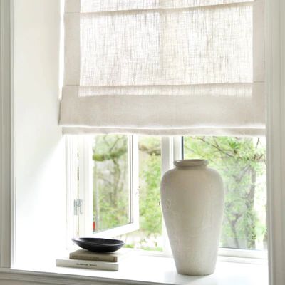 Roman blinds – ATT PYNTA Linen Roman Blinds, Linen Blind, Roman Curtains, Flat Roman Shade, Kitchen Blinds, Quality Curtains, Roman Blind, Curtain Poles, Linen Curtains