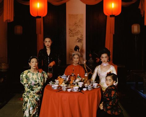 https://www.vogue.co.uk/arts-and-lifestyle/article/lunar-new-year-2021 Lunar New Year Photoshoot, Lunar New Year Aesthetic, Christine Chiu, Cny 2025, 2024 Photoshoot, New Year Traditions, Eudon Choi, Johnny Lee, Huishan Zhang