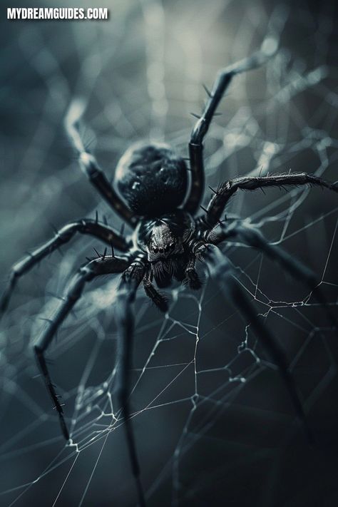 Spider On Web Photography, Spiderman Mood, Spider Photography, Spider In Web, Amazing 3d Tattoos, Black Spiders, Creepy Creatures, Spider Web Tattoo, Halloween Spiders