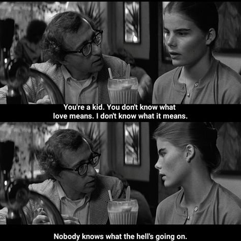 Manhattan Aesthetic Writings, Manhattan Film, Manhattan Woody Allen, Woody Allen Quotes, Manhattan Movie, 1970s Movies, What Love Means, Quotes Movie, Series Quotes