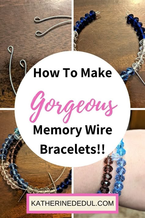 Making Jewelry For Beginners Bracelets, Boho Bracelets Tutorial, Memory Wire Bracelets Tutorial, Memory Wire Bracelets Diy, Wire Bracelets Diy, Wire Bracelet Tutorial, Beading Instructions, Knotted Jewelry, Making Jewelry For Beginners