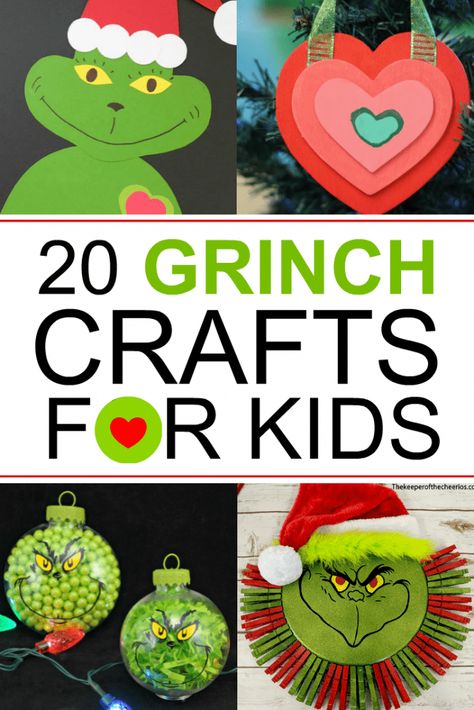 Looking for some fun and easy holiday crafts for kids? I compiled a great list of 20 awesome Grinch crafts for kids! Click on through to check them out. Easy Grinch Crafts For Kids, Grinch Kids Crafts, The Grinch Crafts, Grinch Crafts For Kids, Grinch Activities, Grinch Craft, Grinch Crafts, Incredible Nature, Grinch Christmas Party