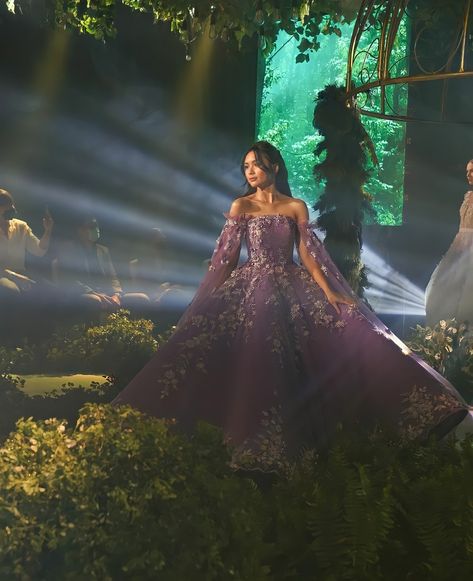 Enchanted Gown Debut, Ethereal Debut Theme Backdrop, Debut Dresses Filipino Purple, Tangled Debut Theme, Purple Debut Theme, Ethereal Debut Theme, Debut Gowns Filipino, Aesthetic Debut Theme, Filipino Debut Dress