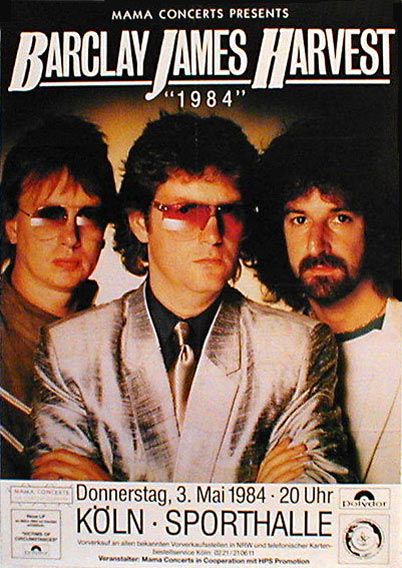 Barclay James Harvest '84 Barclay James Harvest, Posters Music, Tour Posters, Music Collection, Gig Posters, Music Posters, Live Concert, Concert Posters, Rock Metal