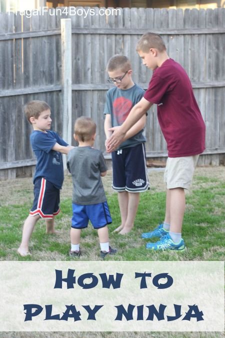 How to play "Ninja" - a fun game for kids that doesn't require any materials! Hand Games For Groups, Ninja Activities, Watermelon Slime, Ninja Games, Summer Camp Games, Youth Group Activities, Ninja Birthday Parties, Reunion Games, Ninja Party