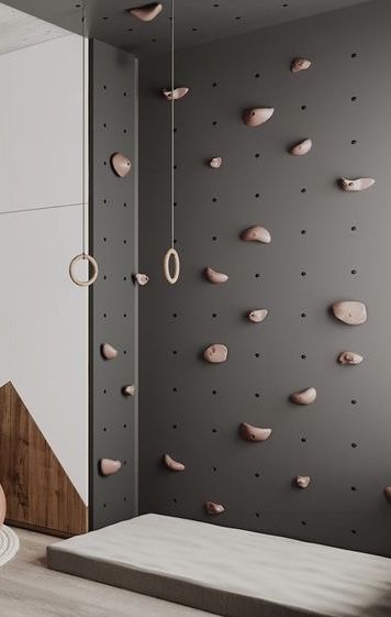 At Home Climbing Wall, Sensory Room Ideas At Home, Circu Magical Furniture, Kids Rooms Inspo, Magical Furniture, Gym Room At Home, Toddler Playroom, Gym Room, Gym Decor