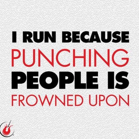 yes!! Motivation Challenges, Running Quotes Funny, Runner Humor, Track Quotes, Running Memes, Running Motivation Quotes, Nike Quotes, Punching People, Running Jokes