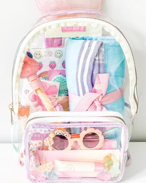 Can’t wait to finally give these cute bags to the girls! Cheers to the last week of school! #schoolsoutforsummer #letsummerbegin… | Instagram Summer Basket For Kids, Summer Gift Baskets, Last Week Of School, Skate Birthday, Preppy Gifts, Birthday Bag, Mermaid Birthday Party, 9th Birthday, Summer Gift