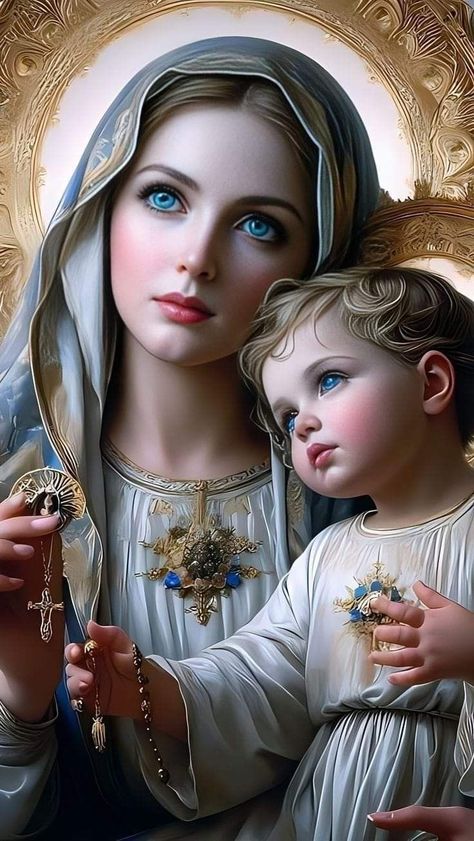 Beautiful Mother Mary, Images Of Mother Mary, Mother Mary Wallpaper, African Portraits Art, Roman Catholic Art, Mary Jesus Mother, Jesus Art Drawing, Mother Mary Pictures, Jesus Mother