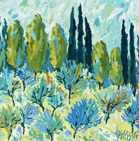 Matisse Landscape Paintings, Abstract Oil Pastel Art, Foliage Illustration, Oil Pastel Landscape, Quote Painting, France Landscape, Painting Collection, Modern Impressionism, Batik Art