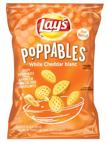 Lay’s Poppables™ White Cheddar Potato Snacks Lays Poppables, Crispy Potato Bites, Potato Appetizers, Lays Chips, Cheddar Potatoes, Lays Potato Chips, Potato Cheese, Dried Potatoes, Potato Snacks