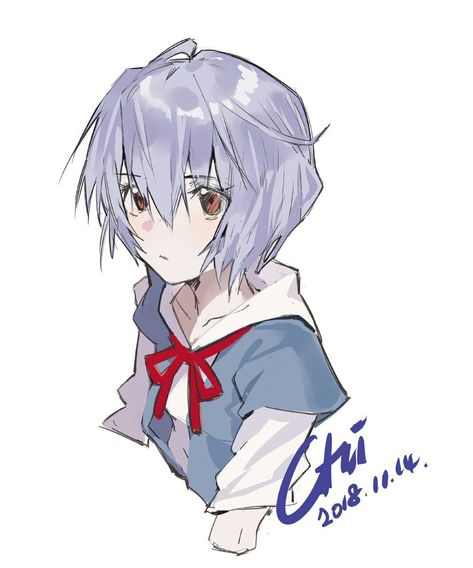 The End Of Evangelion, Evangelion Art, Neon Evangelion, Rei Ayanami, Genesis Evangelion, Neon Genesis, Neon Genesis Evangelion, Art Reference Photos, Anime Fanart