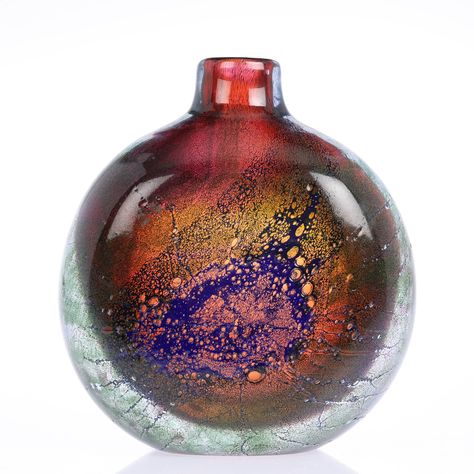 GÖRAN WÄRFF. A VASE/BOTTLE, glass, signed, Kosta. Kosta Boda, Contemporary Glass, Glass Design, Modern Vintage, Art Glass, Modern Contemporary, Design Art, Glass Art, Retro Vintage