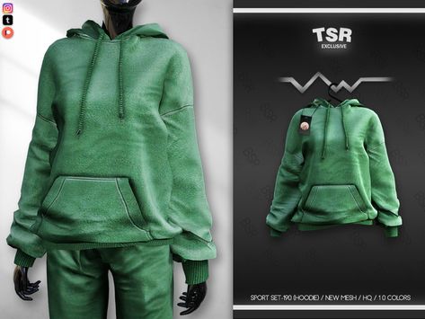 The Sims Resource - SPORT SET-190 (HOODIE) BD633 Sims 4 Cc Hoodies Female, Sims Cc Sweatshirt, Sims4 Cc Hoodie, Sims 4 Cc Clothes Hoodie, Sims 4 Cc Hoodie Female, Sims 4 Essentials Hoodie, Ts4 Cc Hoodie, Sims 4 Cc Tracksuit, Sims 4 Oversized Hoodie