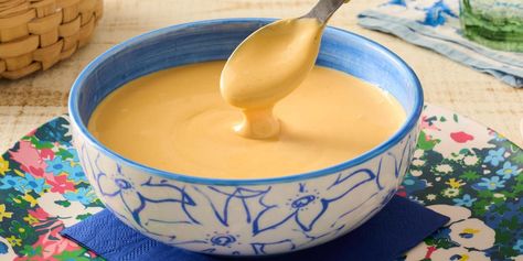 You'll Want to Put This Homemade Cheez Whiz On Everything Cheese Wiz, Cream Substitute, Cheez Whiz, Sour Cream Substitute, Cheese Whiz, Hot Dog Toppings, Savory Cheese, Superbowl Snacks, Homemade Cheese