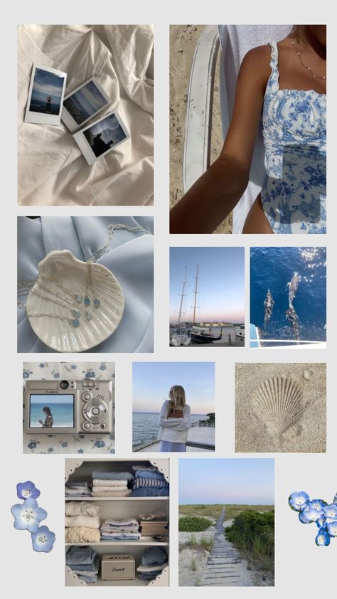 coastal girl aesthetic #coastal #coastalgrandaughteraesthetic #beachgirl #summer Coastal Girl Aesthetic, Coastal Girl, Aesthetic Coastal, Collage