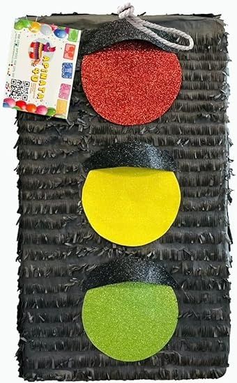 Amazon.com: 20" Tall Traffic Light Pinata Red Yellow Green Light Stop Sign Happy Birthday Pinata Large Traffic Light Pinata Red Yellow Green Light Stop Sign Happy Birthday Pinata : Toys & Games Birthday Pinata, Stop Sign, Traffic Light, Green Light, Kids Party, Red Yellow, Light Green, Toys Games, Party Ideas