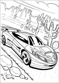 Dibujos para Colorear Hot Wheels 11 Race Car Coloring Pages, Car Coloring Pages, Boy Coloring, Truck Coloring Pages, Cars Coloring Pages, Coloring Page Ideas, Coloring Pages For Boys, Hot Wheel, Disney Coloring Pages