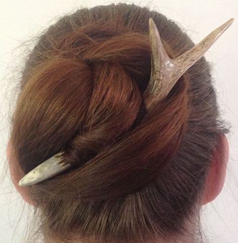 Deer Antler Hair Pin, Antler Hair Pin, Antler Accessories, Matcha Girl, Antler Jewelry, Deer Antler, Jairzinho, Hair Sticks, Hair Inspo