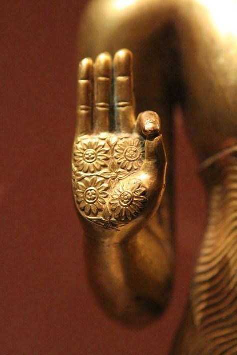 The hand of Buddha Buddhas Hand, Arte Yoga, Buddha's Hand, Yoga Studio Design, Little Buddha, Buddha Zen, Thich Nhat Hanh, Buddha Art, Buddhist Art